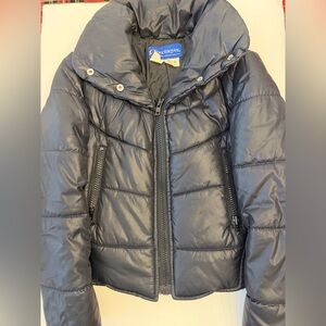 Vintage Obermeyer black  Puffer ski Jacket women’s size xs